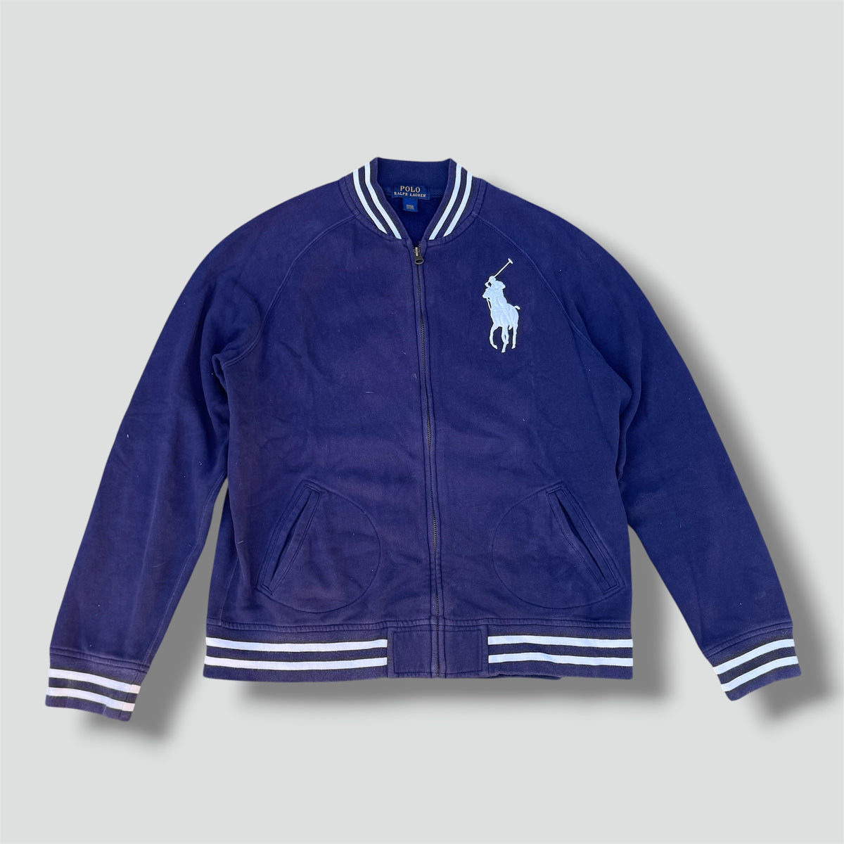 Polo Ralph Lauren blue vintage cardigan