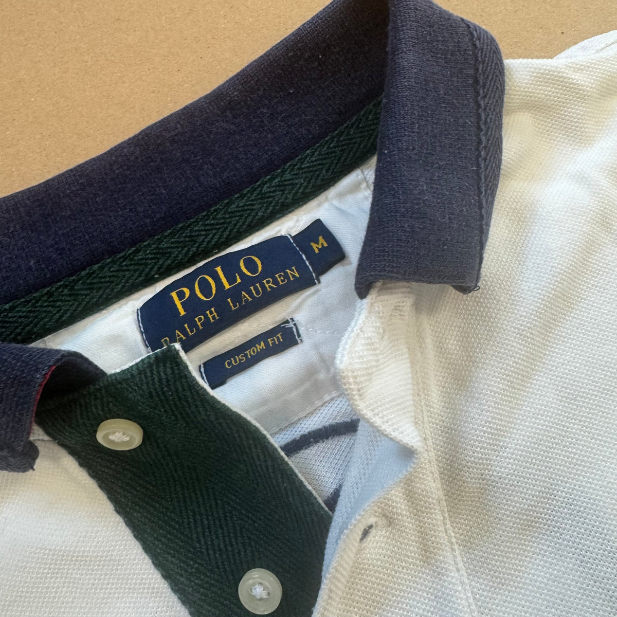Polo Ralph Lauren Country Riders white poloshirt – Close-up 2