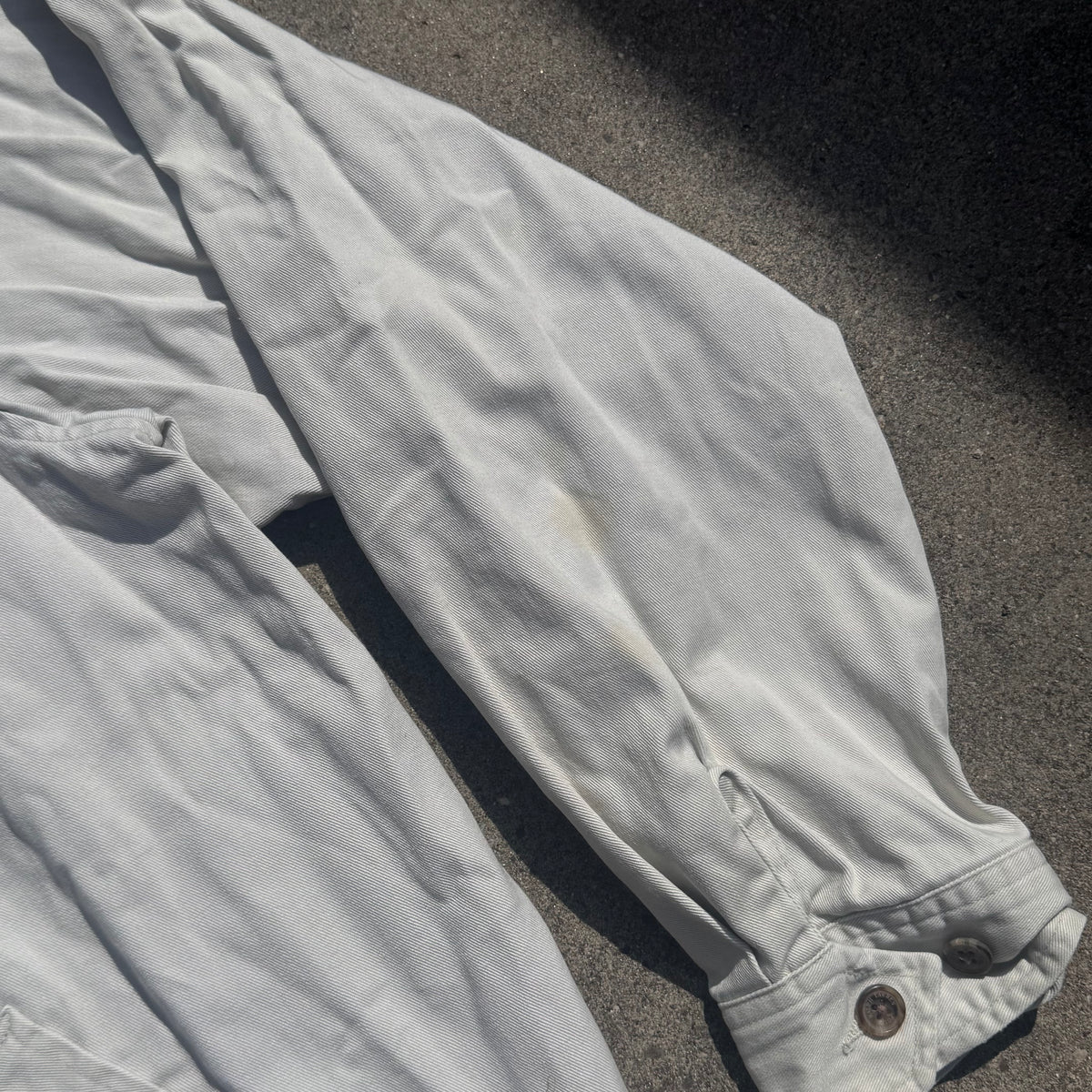 Polo Ralph Lauren cream vintage Harrington jacket – Close-up 2