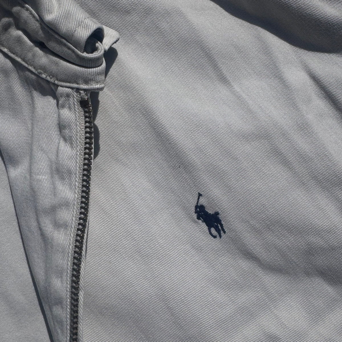 Polo Ralph Lauren cream vintage Harrington jacket – Close-up 3