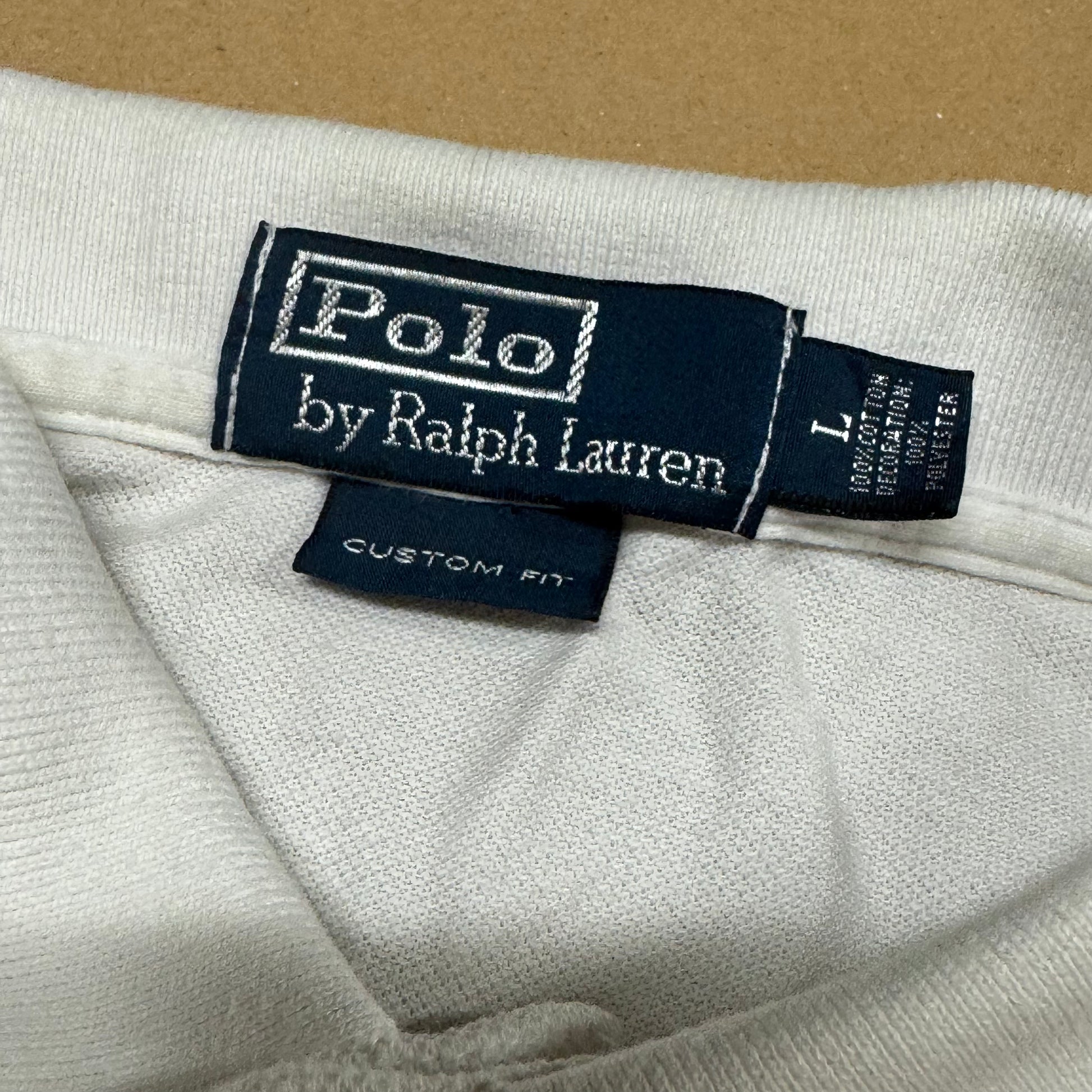 Polo Ralph Lauren France white poloshirt – Close-up 4