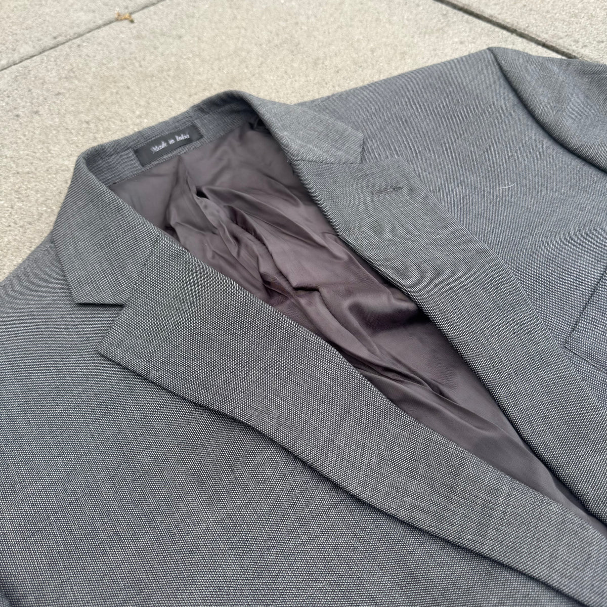 Polo Ralph Lauren grey blazer – Close-up 1
