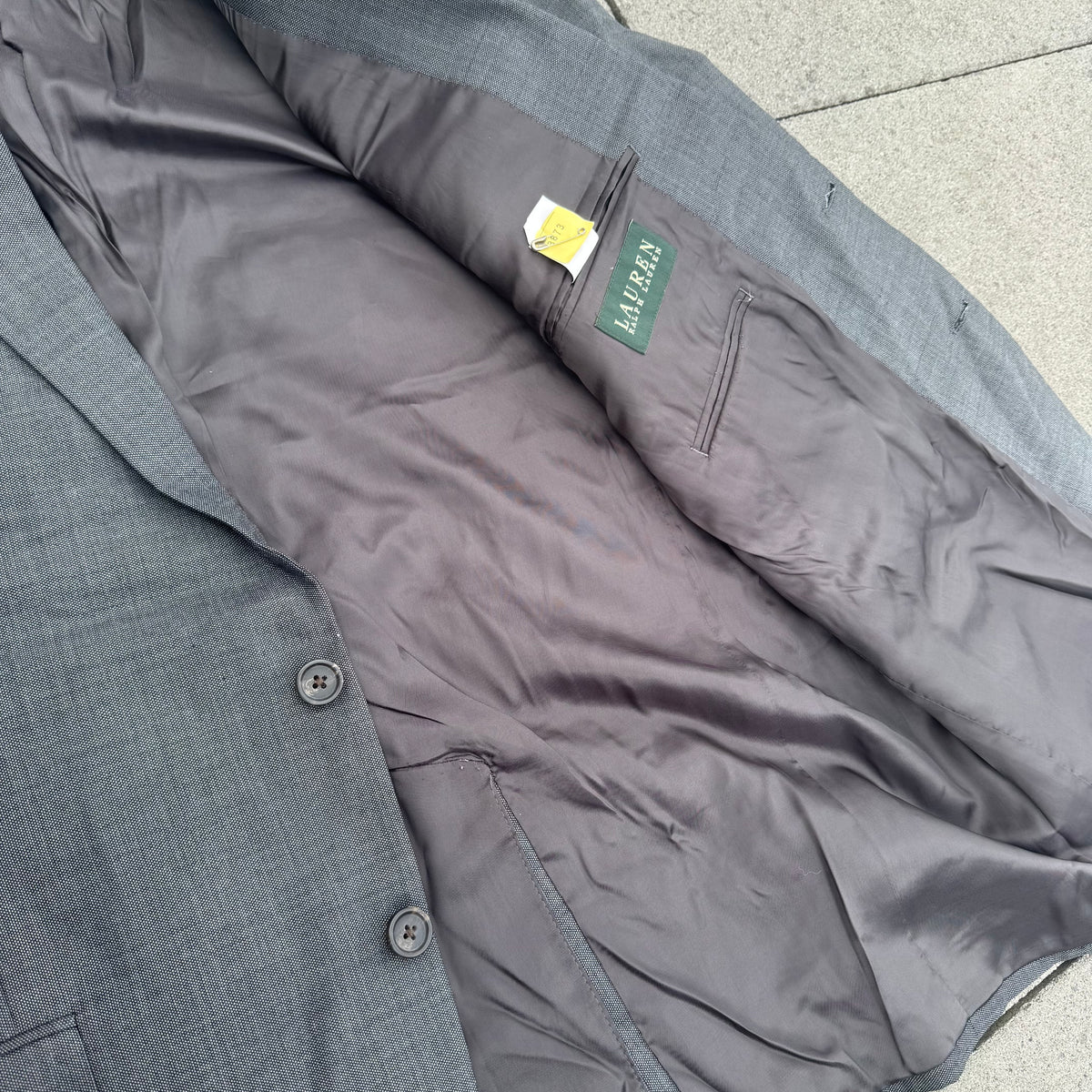 Polo Ralph Lauren grey blazer – Close-up 3