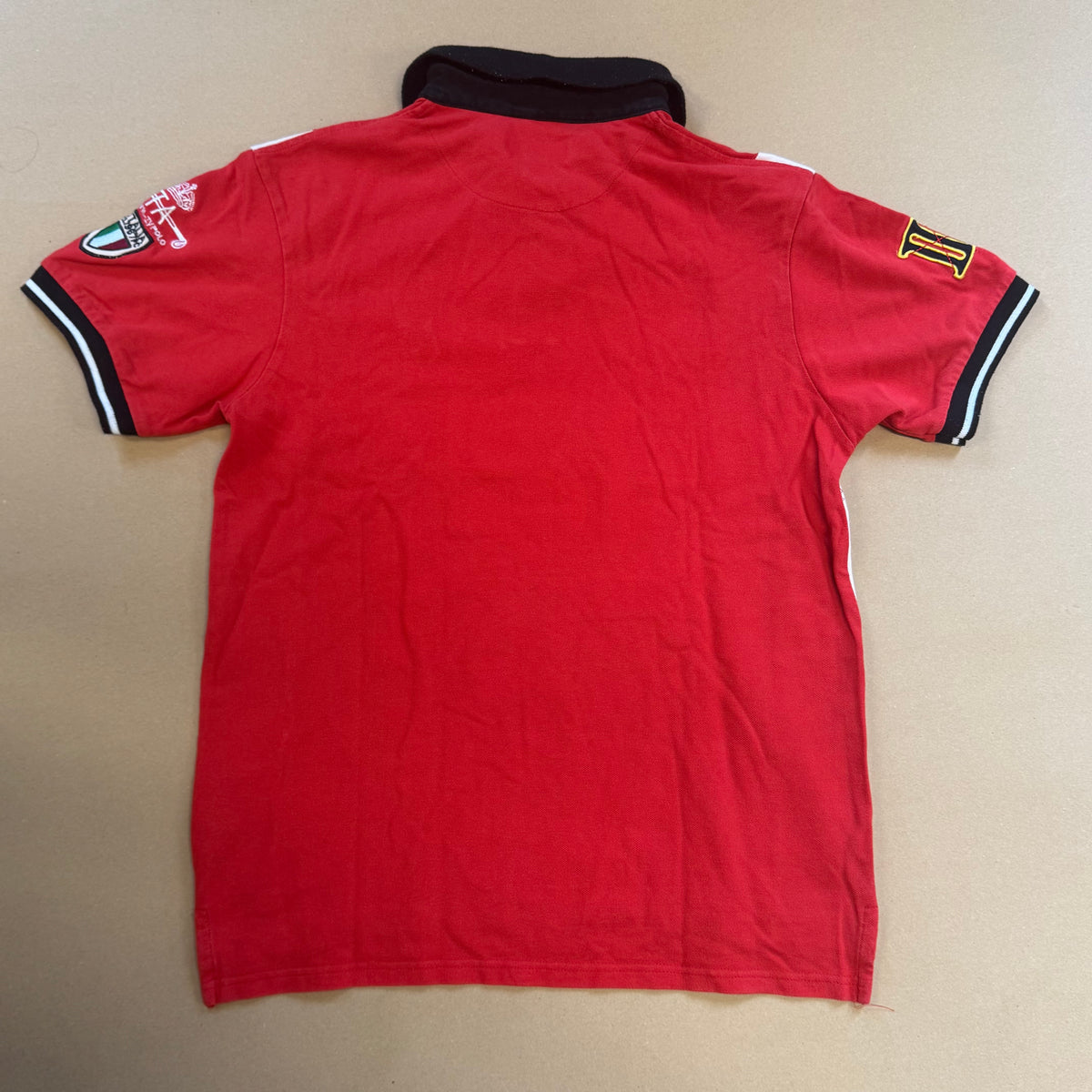 Polo Ralph Lauren Italia red poloshirt – Close-up 4