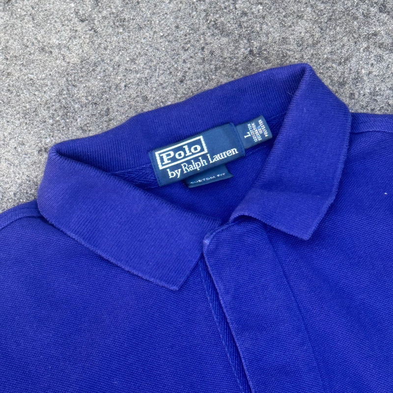 Detailansicht: Sourced limited accessories and clothes Polo Ralph Lauren Italia Track and Field polo – Logo, Nähte oder Material