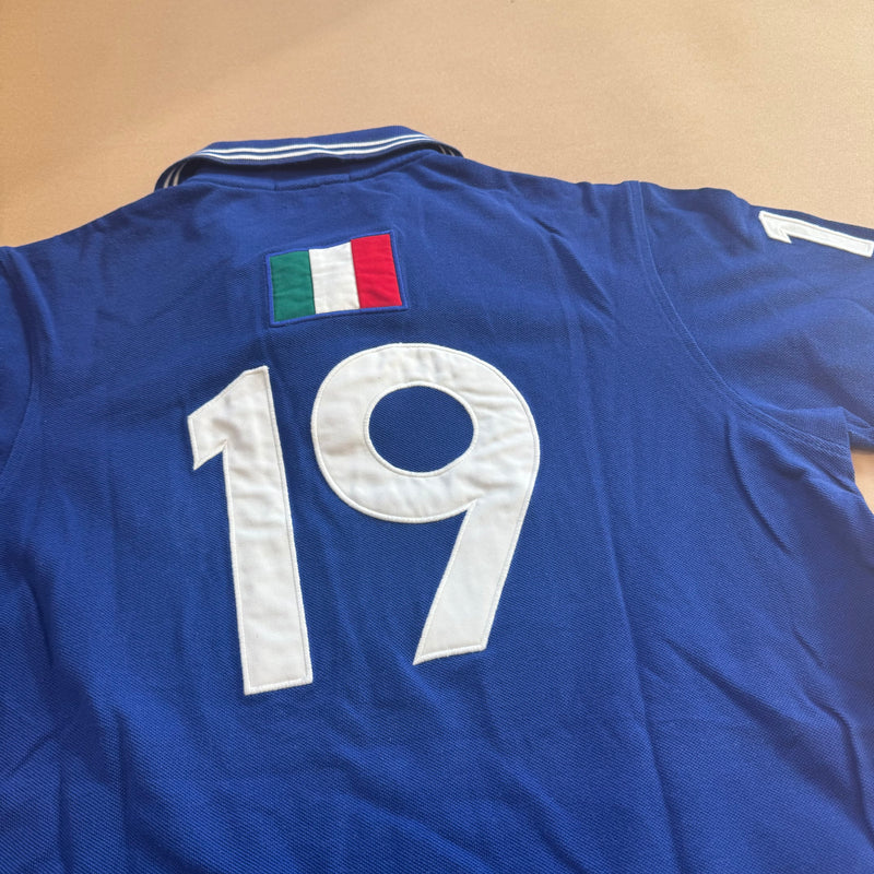 Detailansicht: Sourced limited accessories and clothes Polo Ralph Lauren Italia vintage poloshirt – Logo, Nähte oder Material