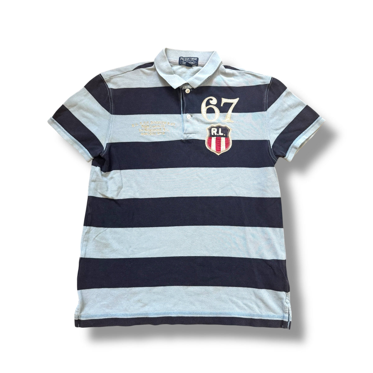 Polo Ralph Lauren Jeans Co. striped vintage polo – Close-up 1