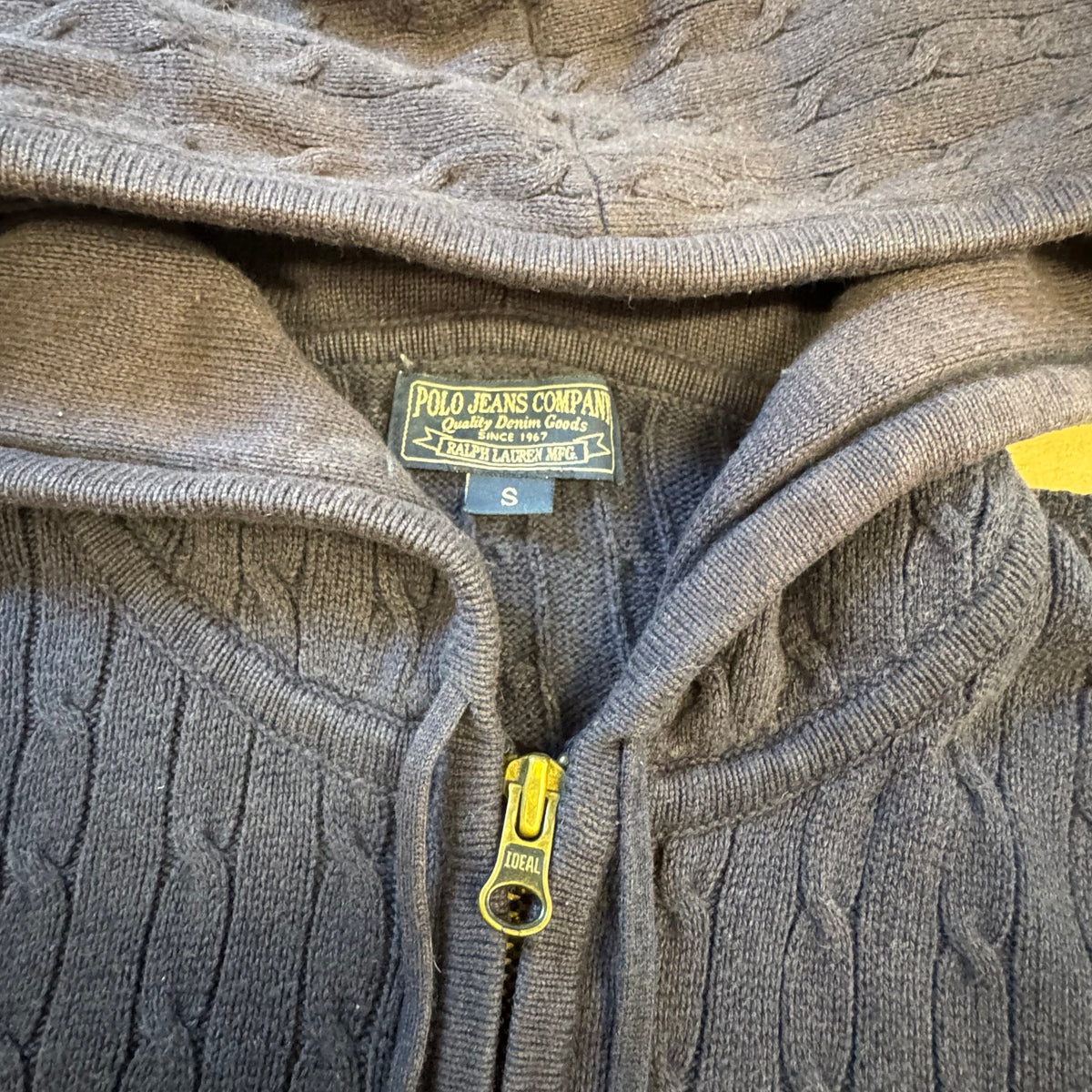Polo Ralph Lauren Jeans Company knitted zip-up hoodie – Close-up 2