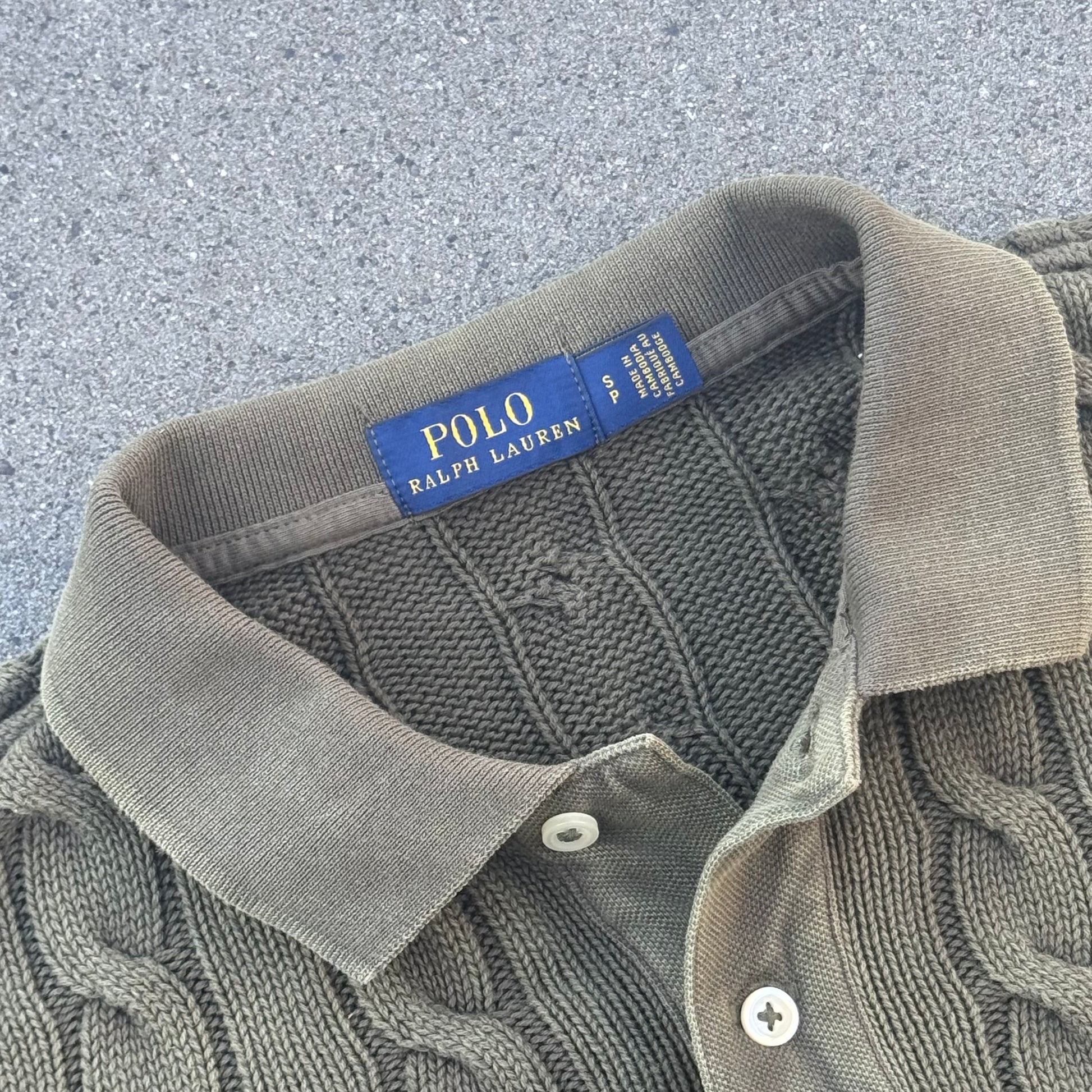 Polo Ralph Lauren knit slim poloshirt – Close-up 1