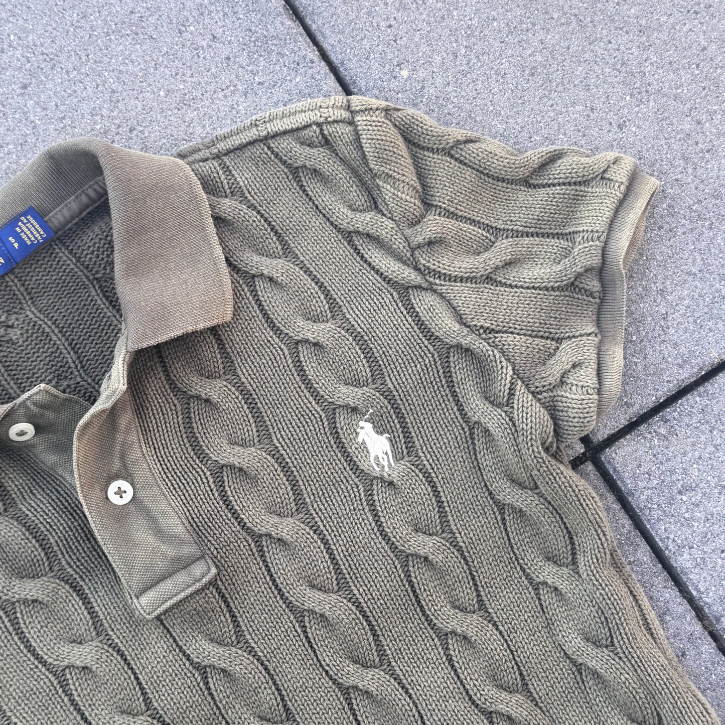 Polo Ralph Lauren knit slim poloshirt – Close-up 2