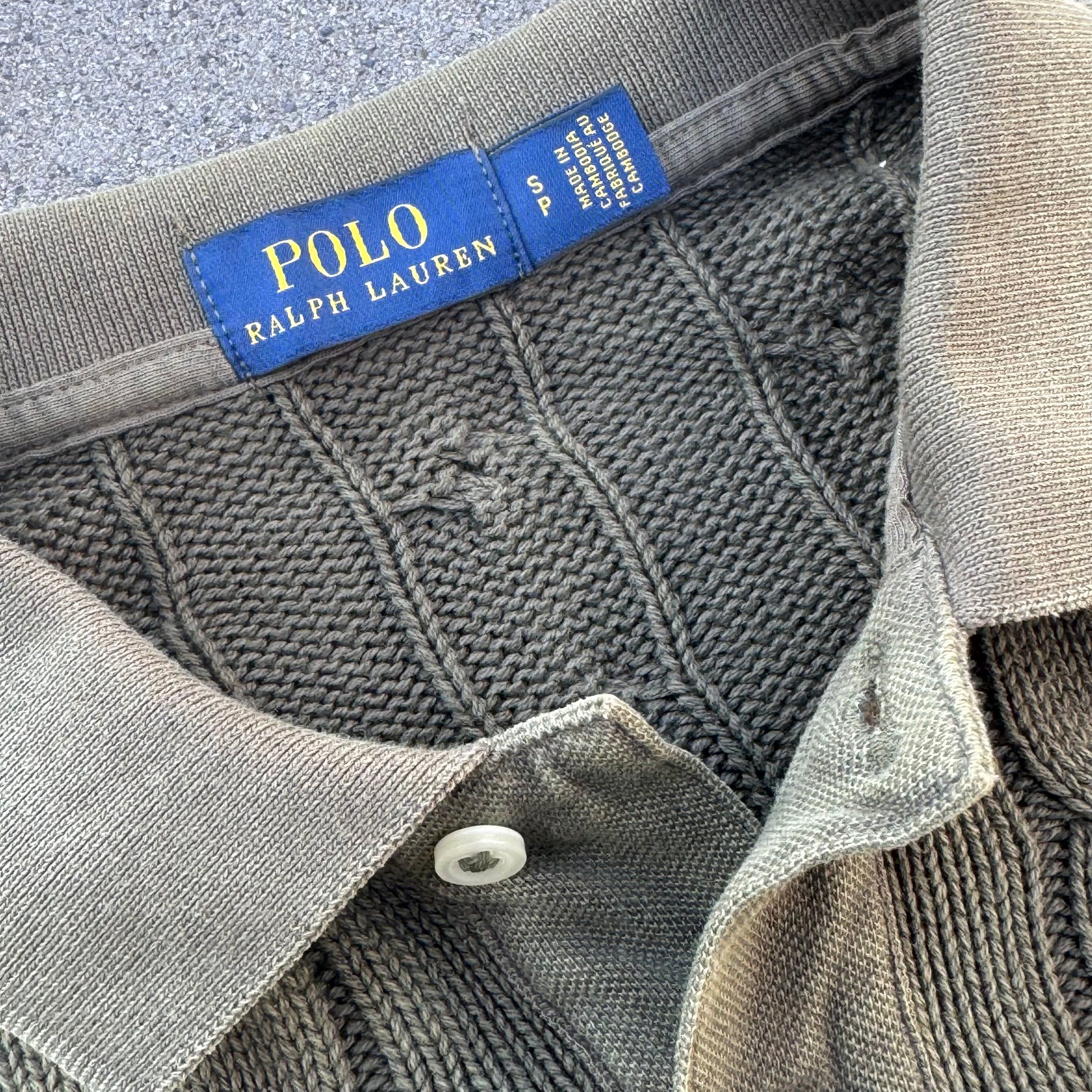 Polo Ralph Lauren knit slim poloshirt – Close-up 3