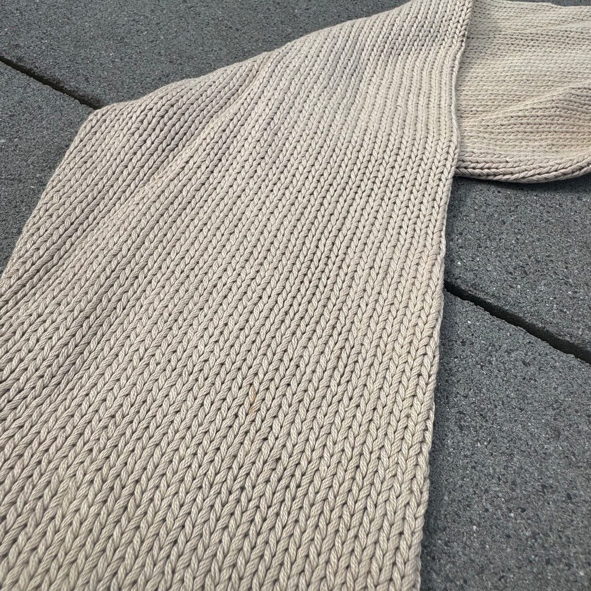 Polo Ralph Lauren knitted beige sweatshirt – Close-up 3