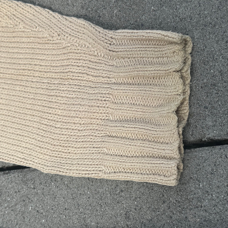 Detailansicht: Sourced limited accessories and clothes Polo Ralph Lauren knitted beige sweatshirt – Logo, Nähte oder Material