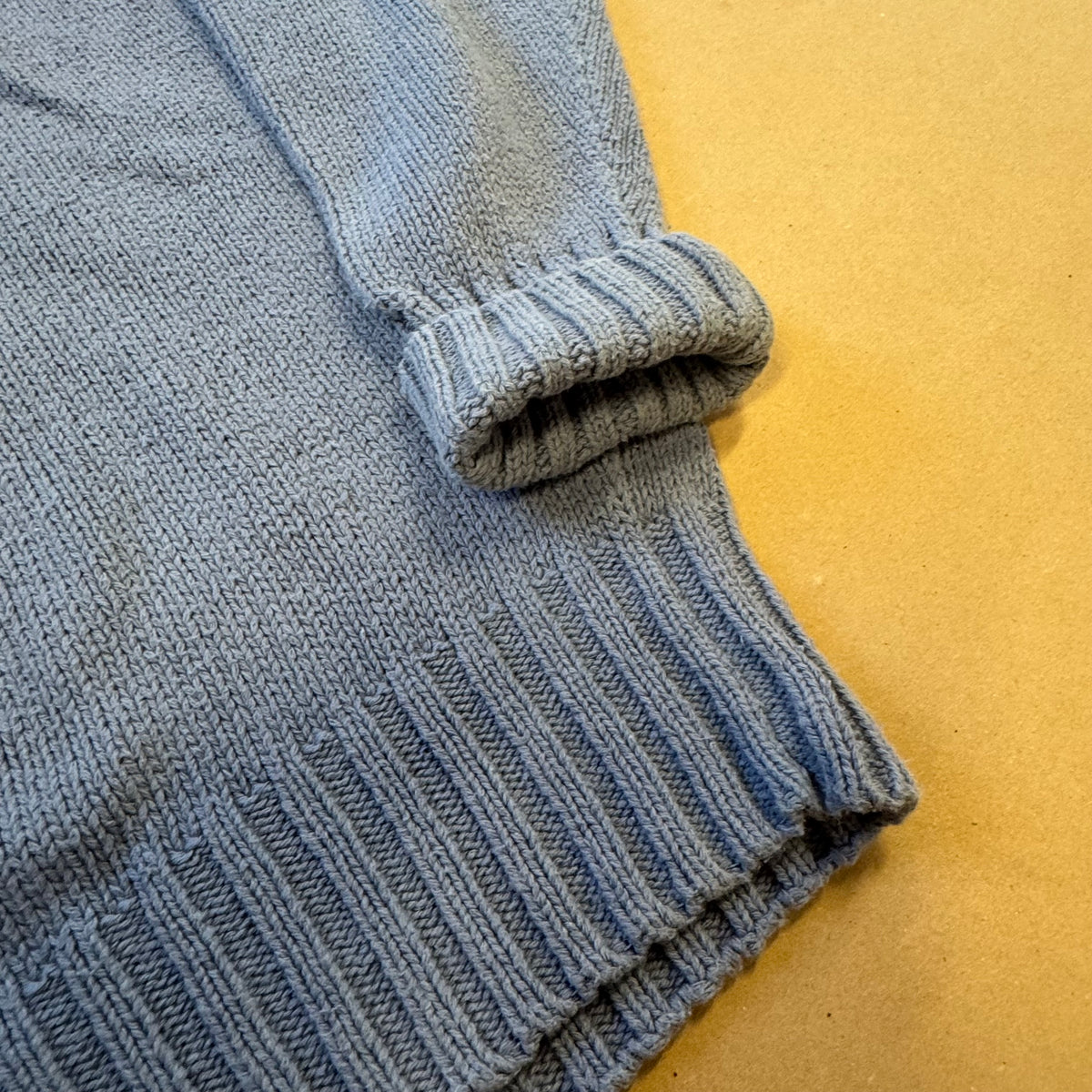 Polo Ralph Lauren knitted blue vintage sweat – Close-up 3
