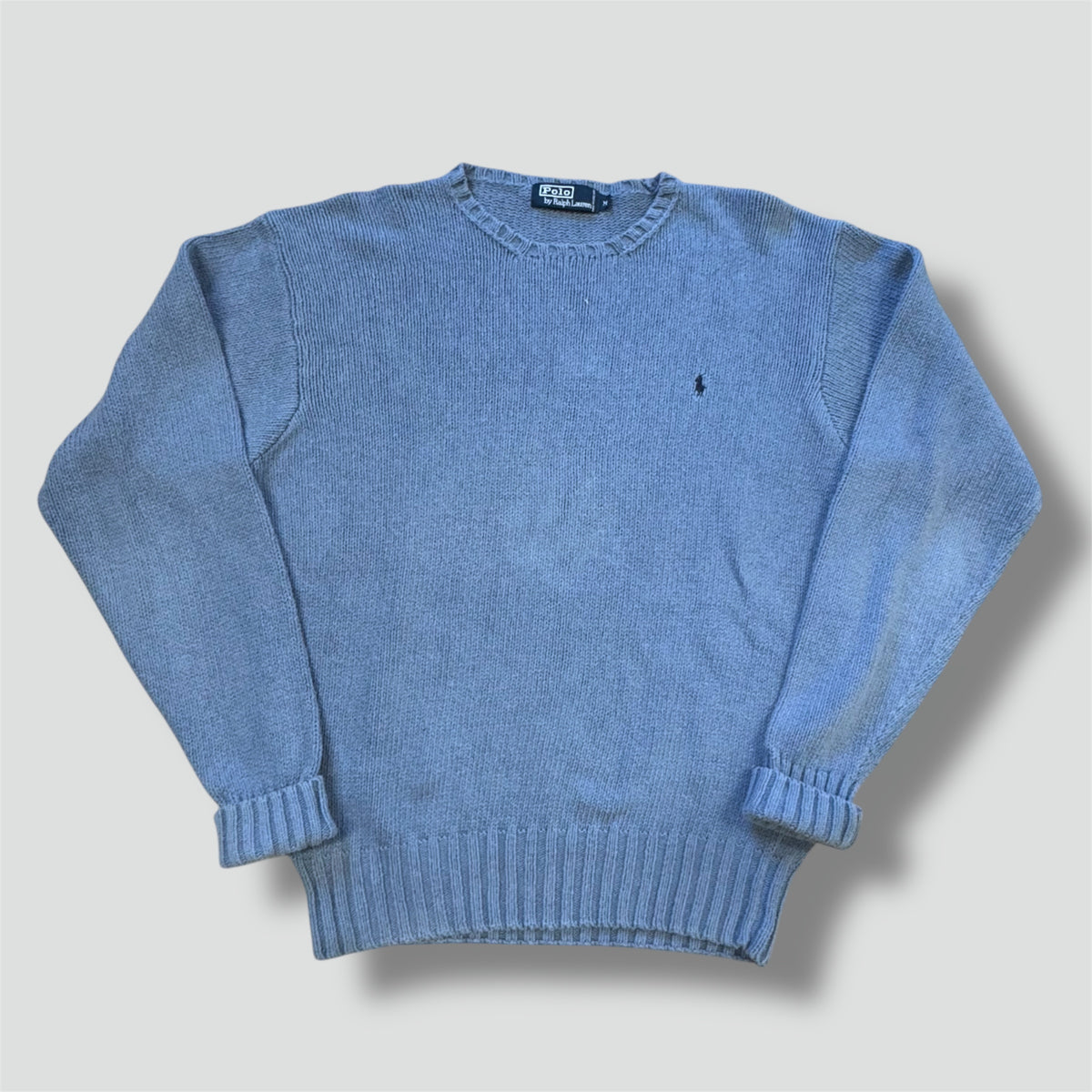 Polo Ralph Lauren knitted blue vintage sweat