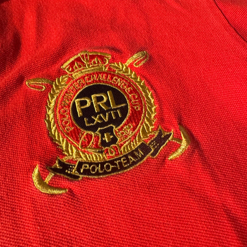 Detailansicht: Sourced limited accessories and clothes Polo Ralph Lauren Mercer Club poloshirt – Logo, Nähte oder Material