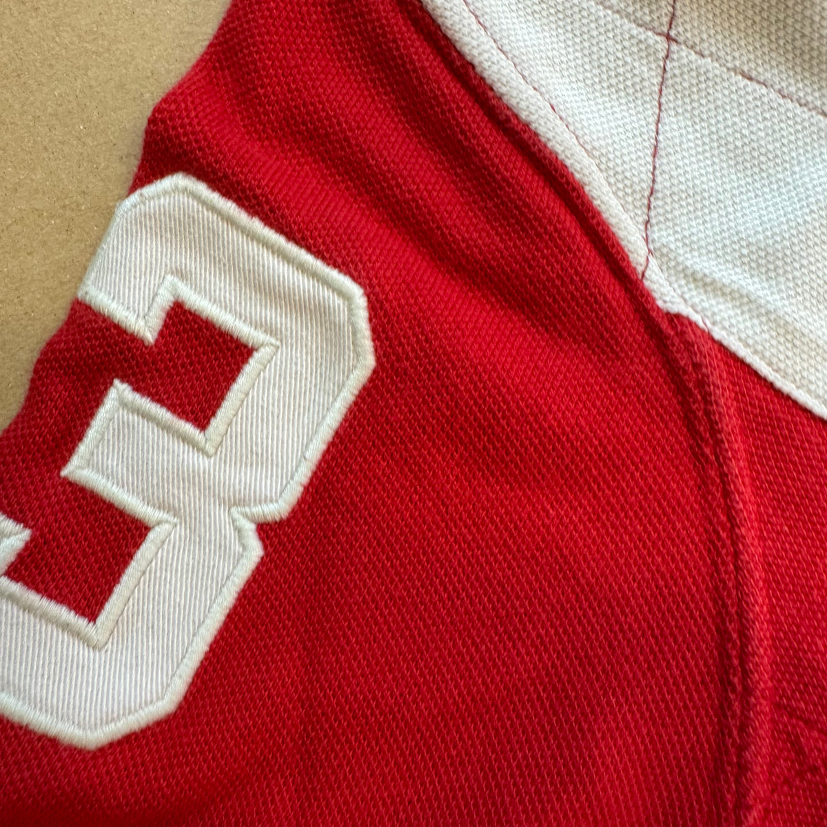 Polo Ralph Lauren New York red longsleeve polo – Close-up 3