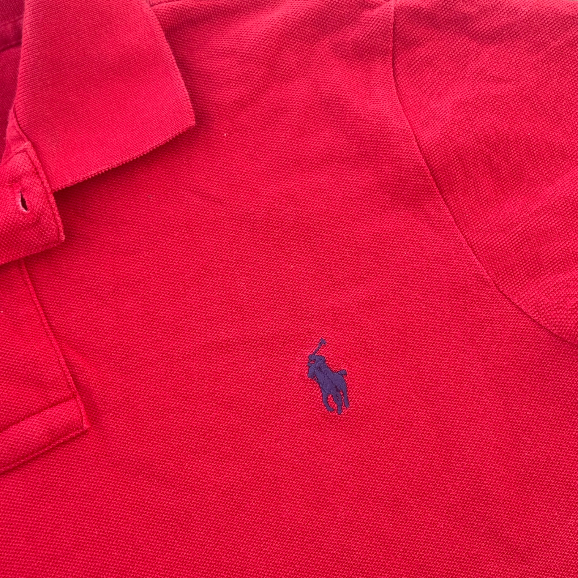 Polo Ralph Lauren red classic poloshirt – Close-up 2