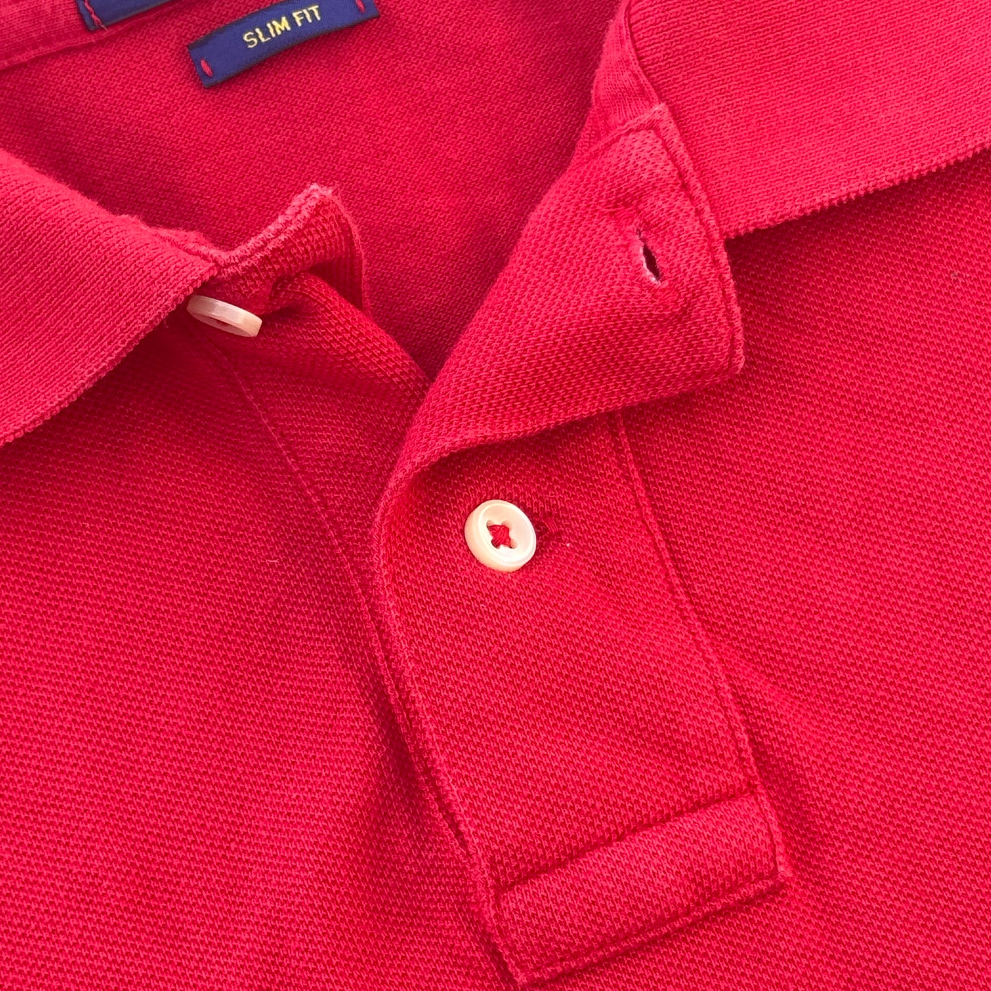 Polo Ralph Lauren red classic poloshirt – Close-up 3