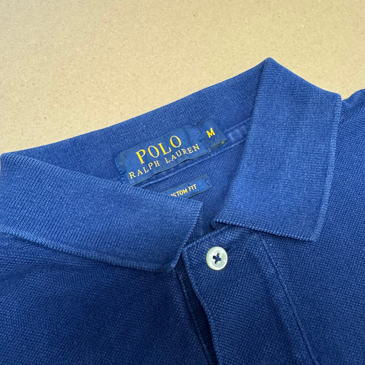 Polo Ralph Lauren sailing navy blue poloshirt – Close-up 1