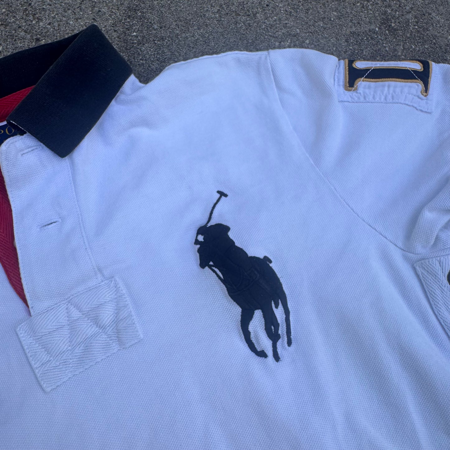 Polo Ralph Lauren Snow Challenge white poloshirt – Close-up 2