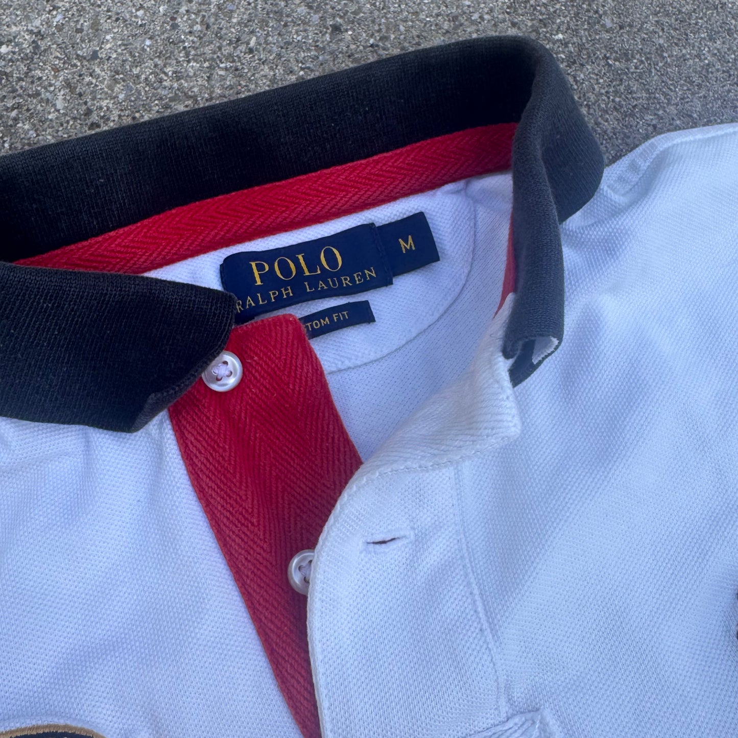 Polo Ralph Lauren Snow Challenge white poloshirt – Close-up 3