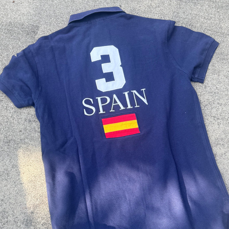 Detailansicht: Sourced limited accessories and clothes Polo Ralph Lauren Spain vintage poloshirt – Logo, Nähte oder Material