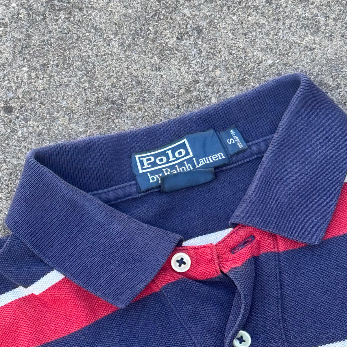 Polo Ralph Lauren striped retro polo shirt – Close-up 2