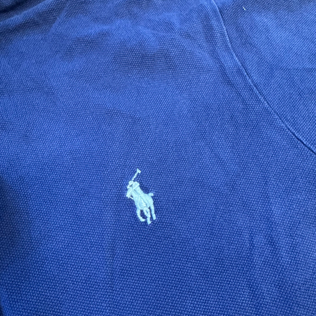 Polo Ralph Lauren vintage blue polo – Close-up 2