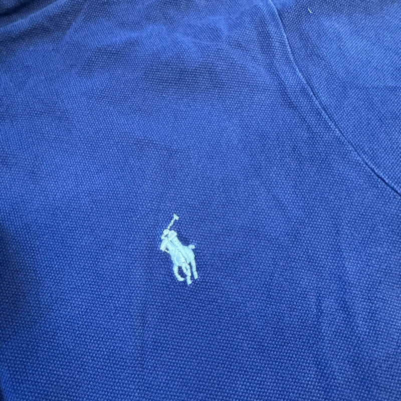 Detailansicht: Sourced limited accessories and clothes Polo Ralph Lauren vintage blue polo – Logo, Nähte oder Material