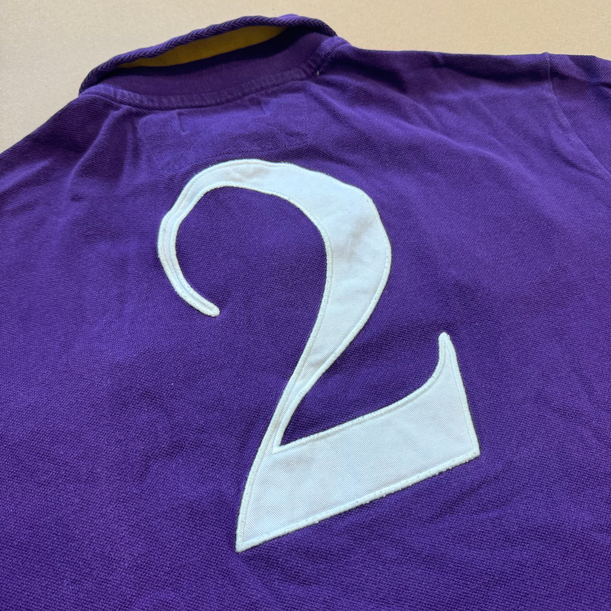 Polo Ralph Lauren vintage purple poloshirt – Close-up 3