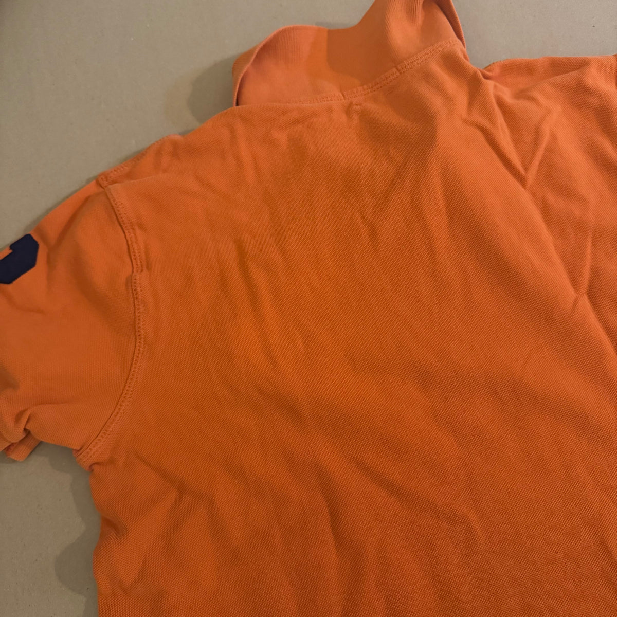 Polo Ralph Lauren Yacht Club orange poloshirt – Close-up 4