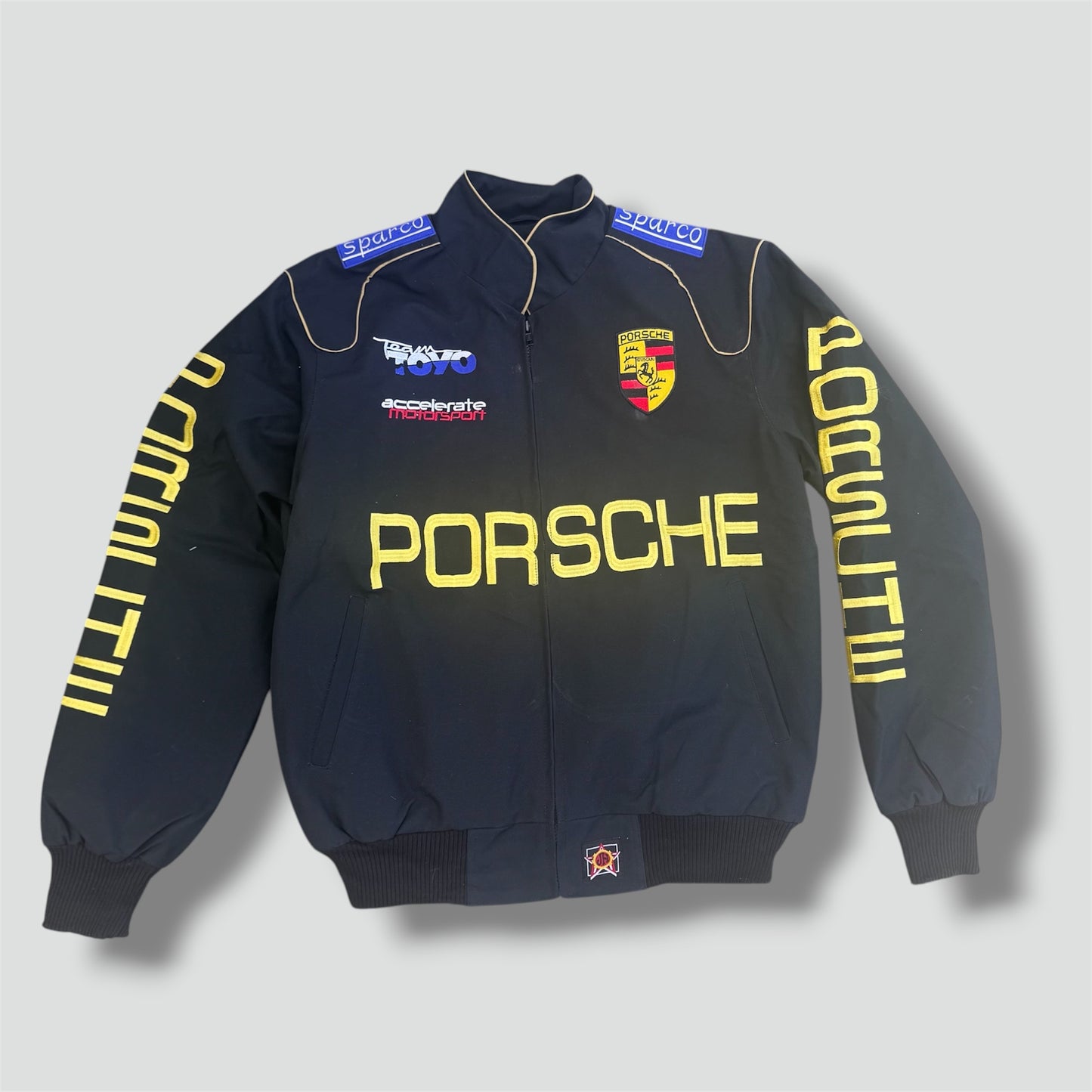 Porsche streetwear 00s racing jacket
