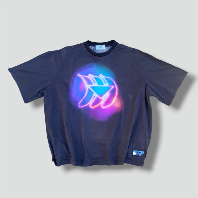 Sourced limited accessories and clothes Prada Bananas black loose T-shirt – Secondhand Streetwear