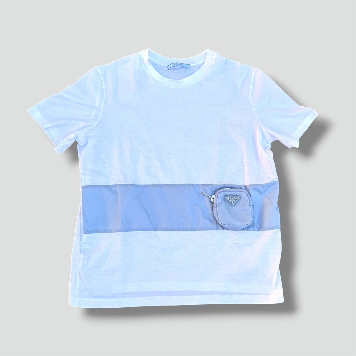 Prada white T-shirt with bag