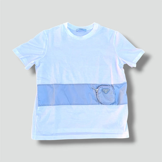 Prada white T-shirt with bag