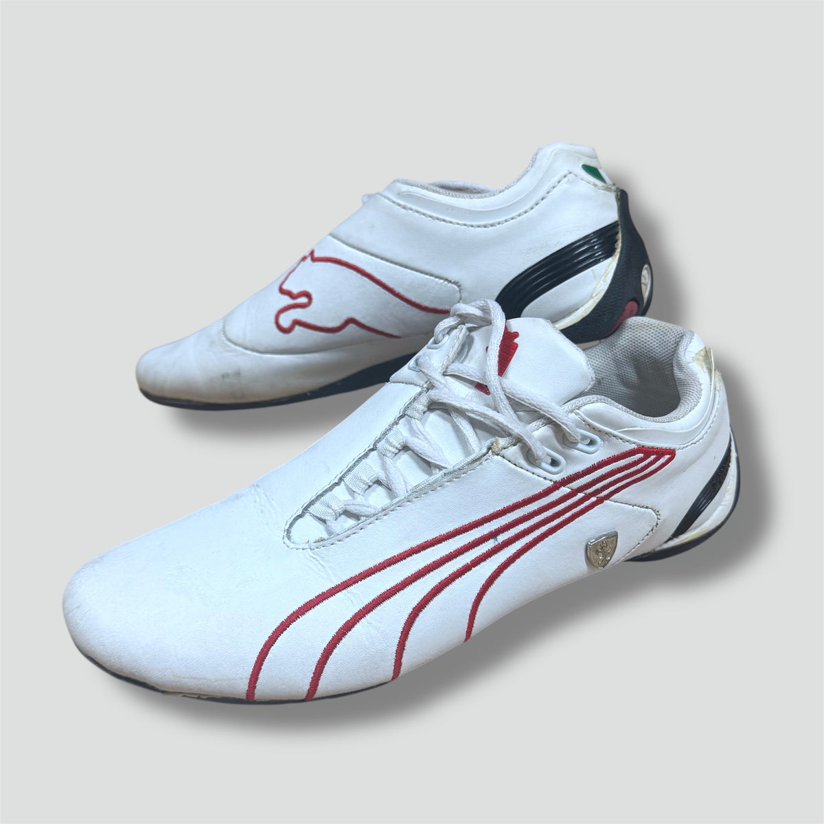 Puma Speedcat Ferrari white sneakers