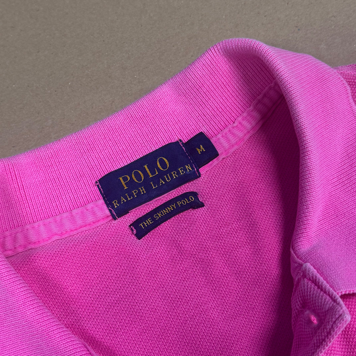 Ralph Lauren Big Pony pink womens polo – Close-up 2