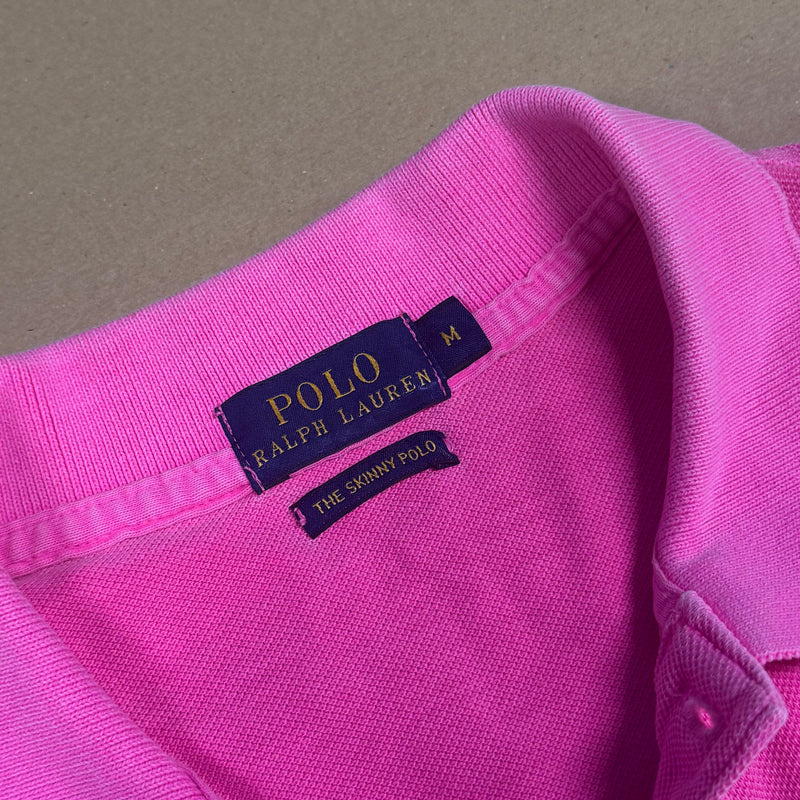 Detailansicht: Sourced limited accessories and clothes Ralph Lauren Big Pony pink womens polo – Logo, Nähte oder Material