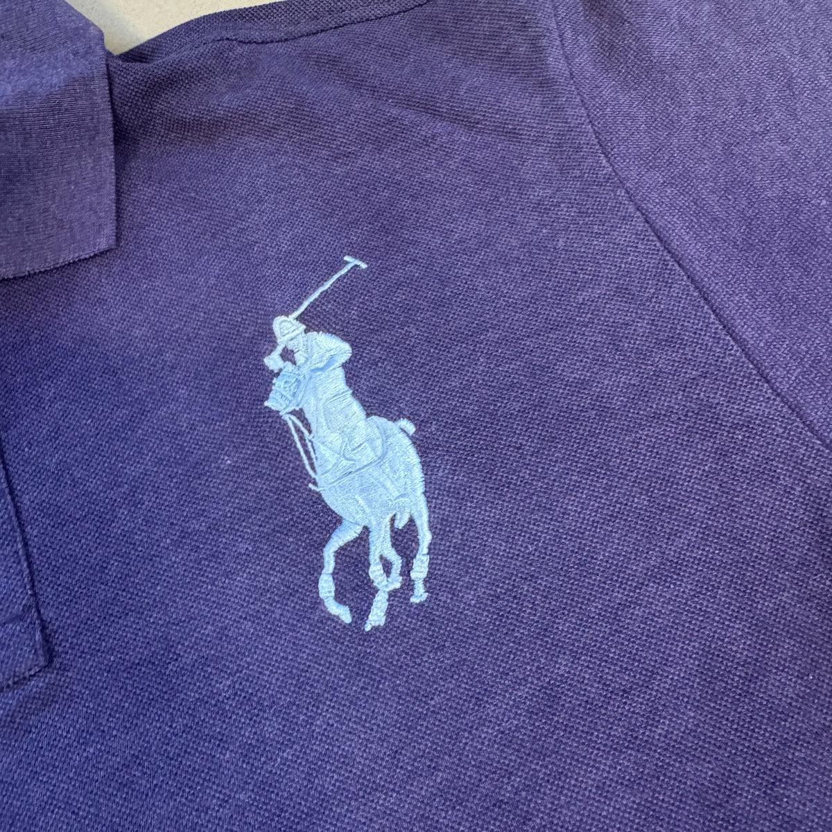 Ralph Lauren big pony purple polo – Close-up 2