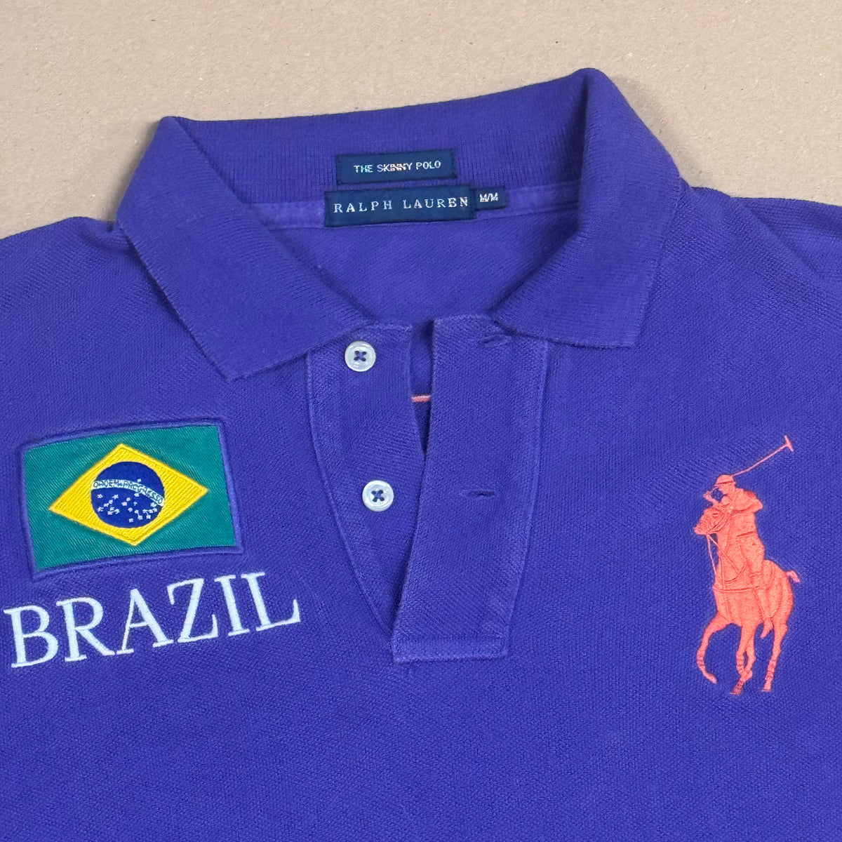 Ralph Lauren Brazil vintage polo – Close-up 1