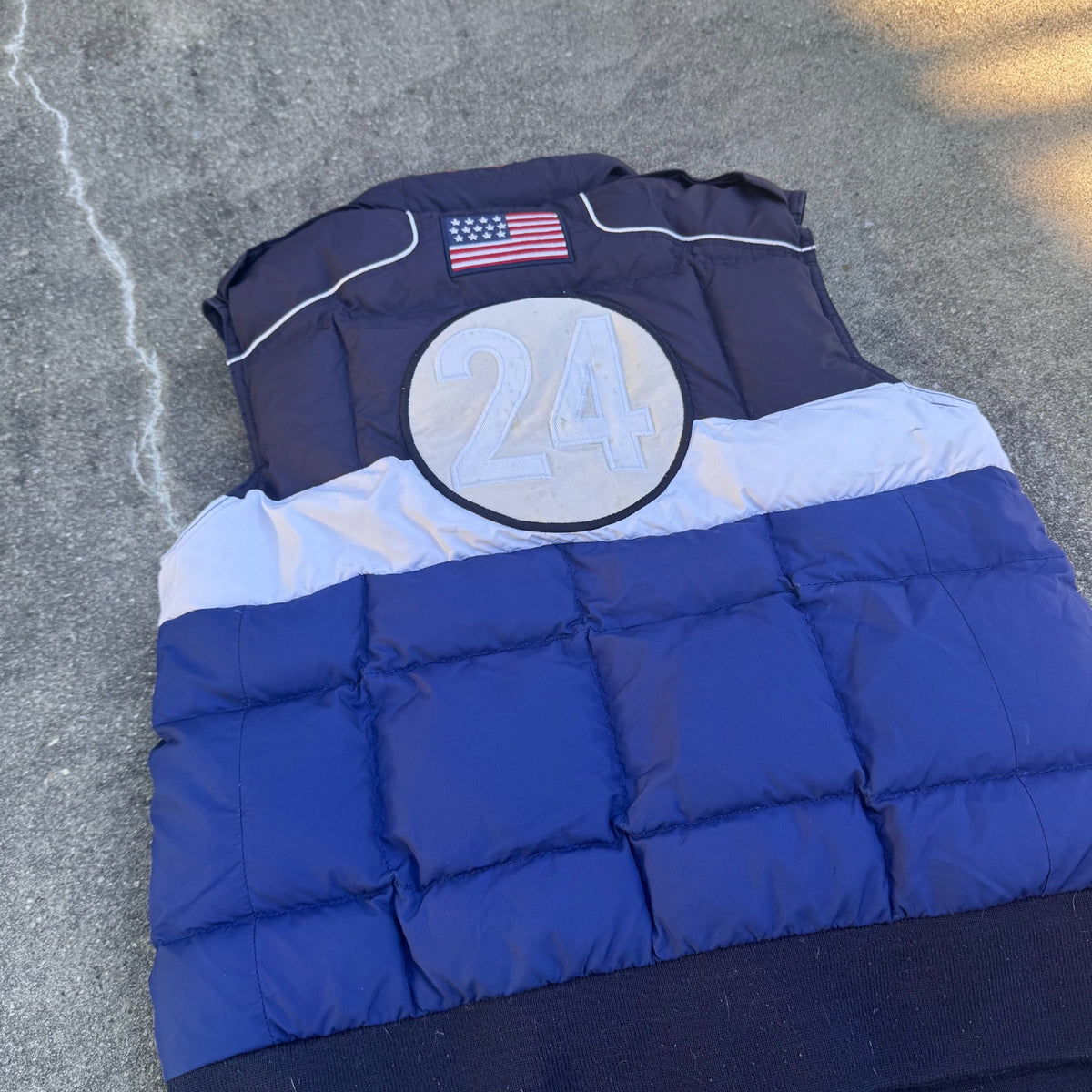Ralph Lauren Racing USA vintage puffer vest – Close-up 4