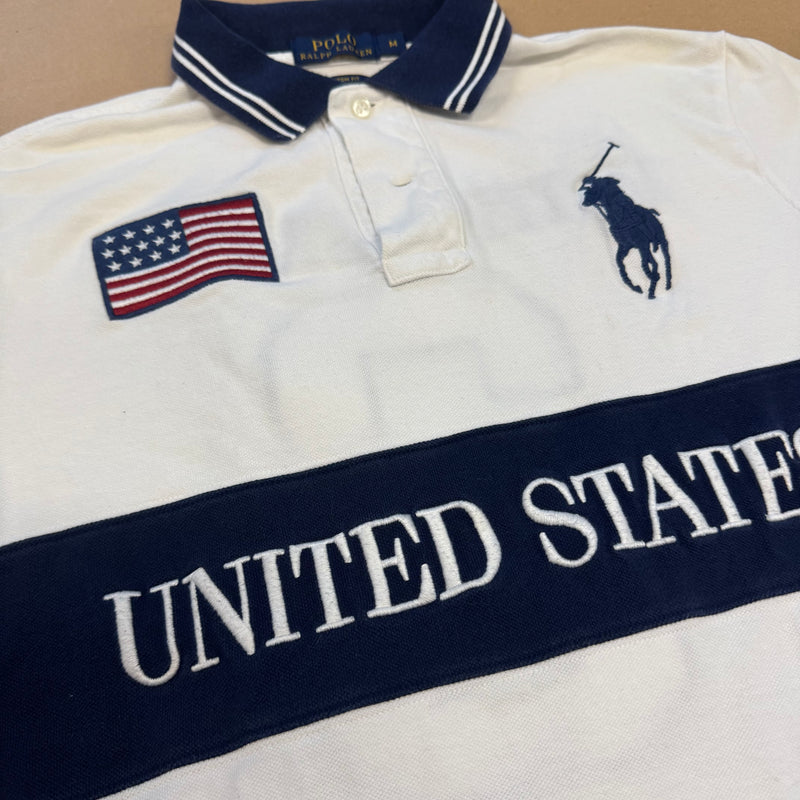 Detailansicht: Sourced limited accessories and clothes Ralph Lauren United States poloshirt – Logo, Nähte oder Material