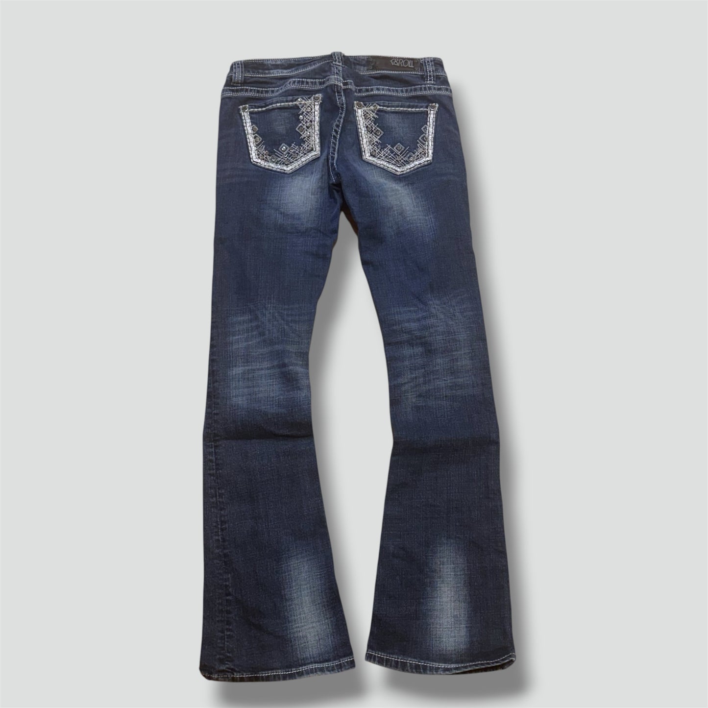 Rock and Roll y2k bootcut retro jeans