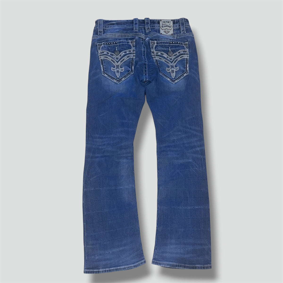Rock Revival vintage straight leg denim jeans