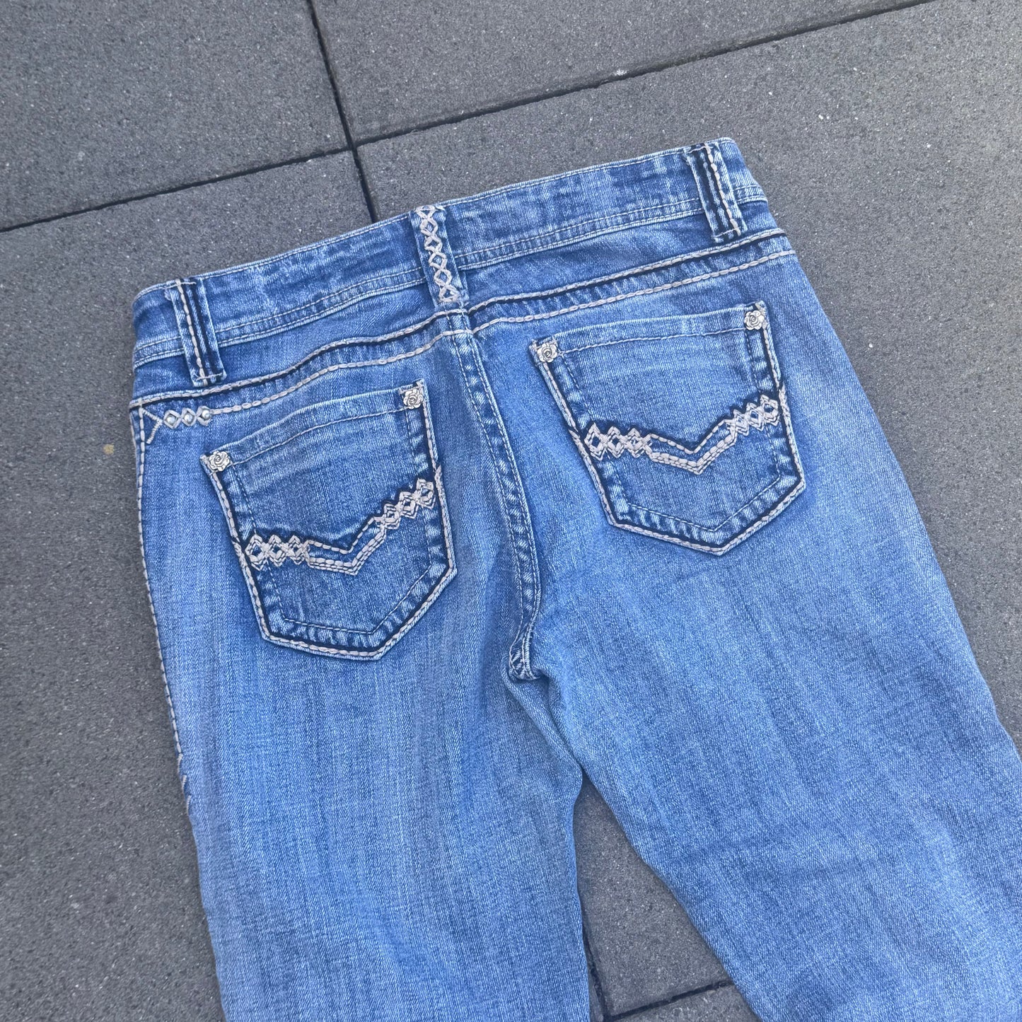 Rose Royce y2k bootcut vintage jeans – Close-up 1