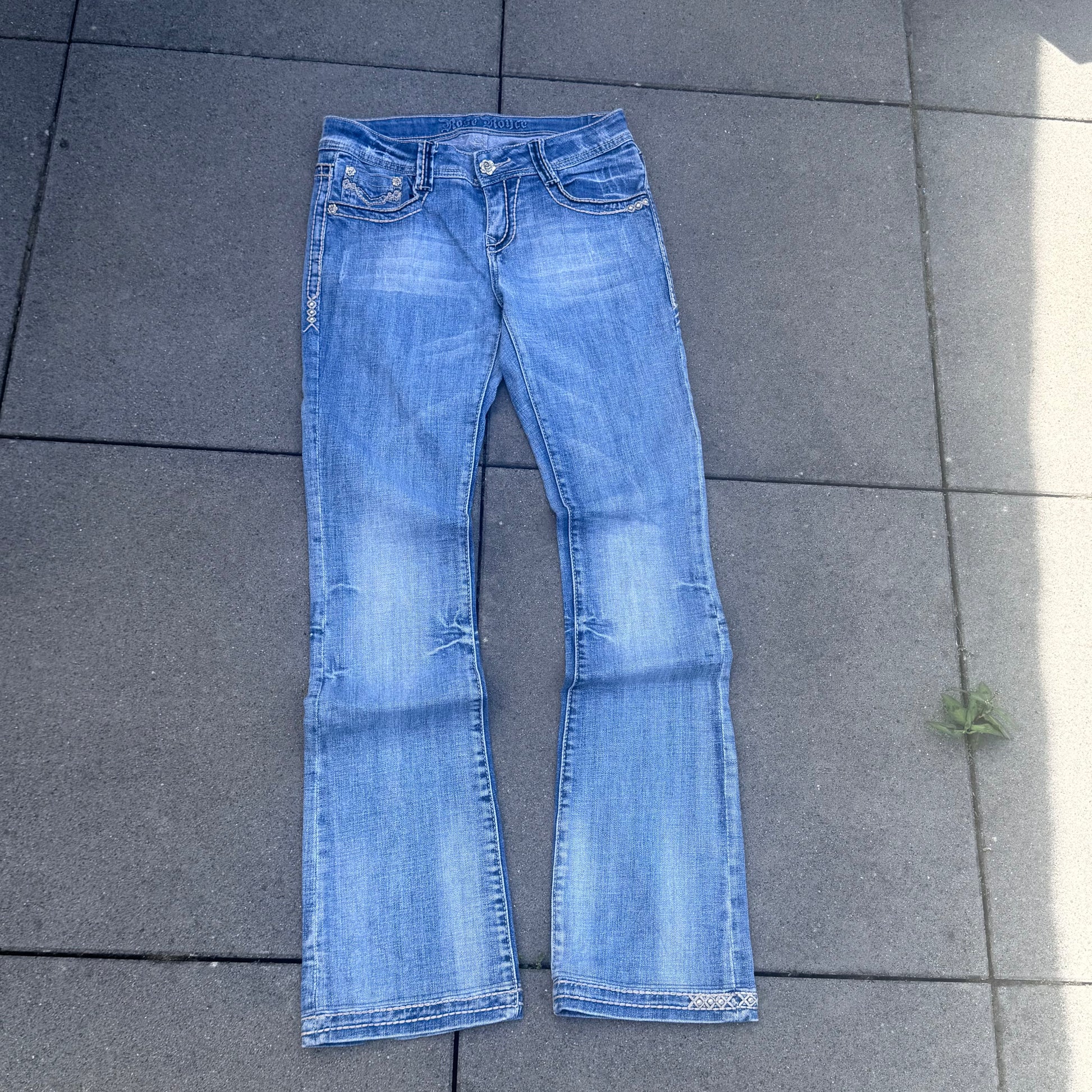 Rose Royce y2k bootcut vintage jeans – Close-up 3