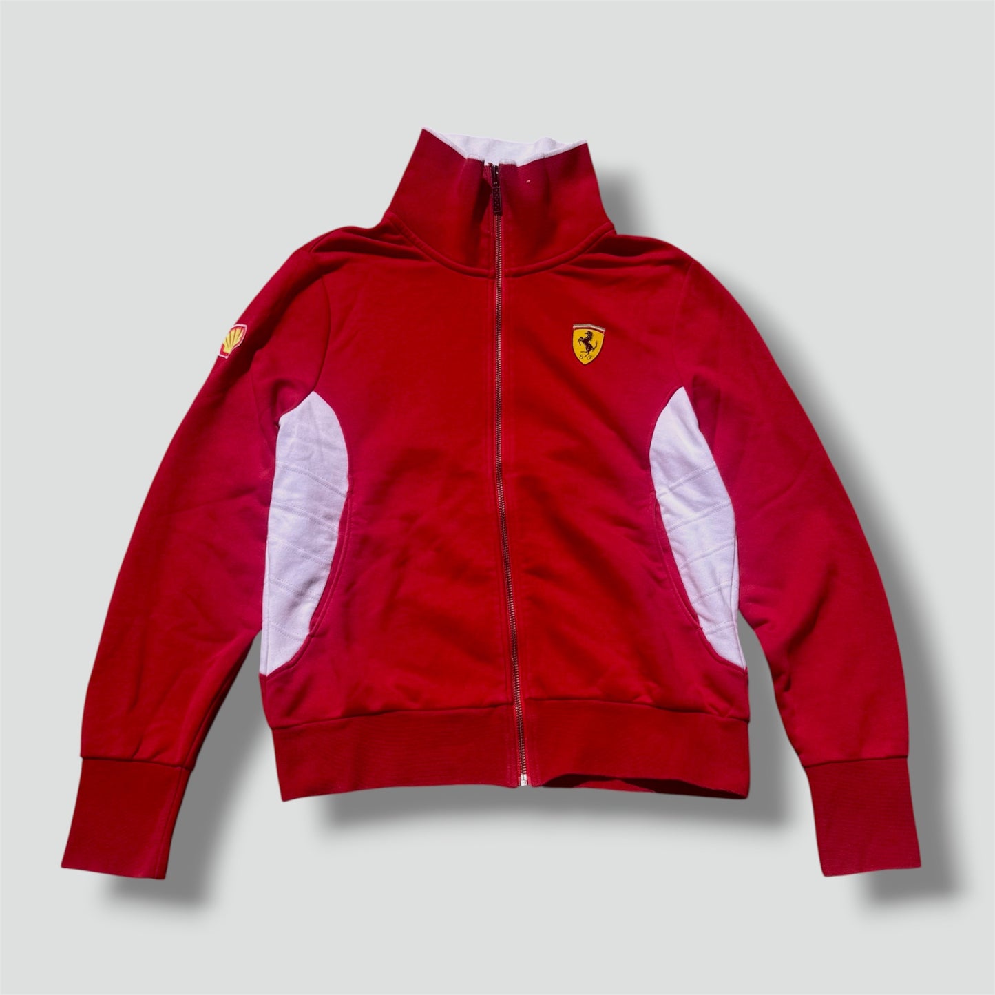 Scuderia Ferrari vintage red zip-up