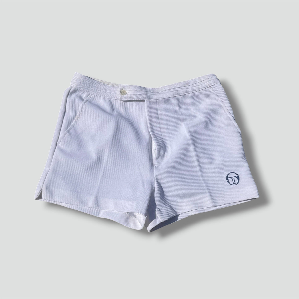 Sergio Tacchini white tennis shorts