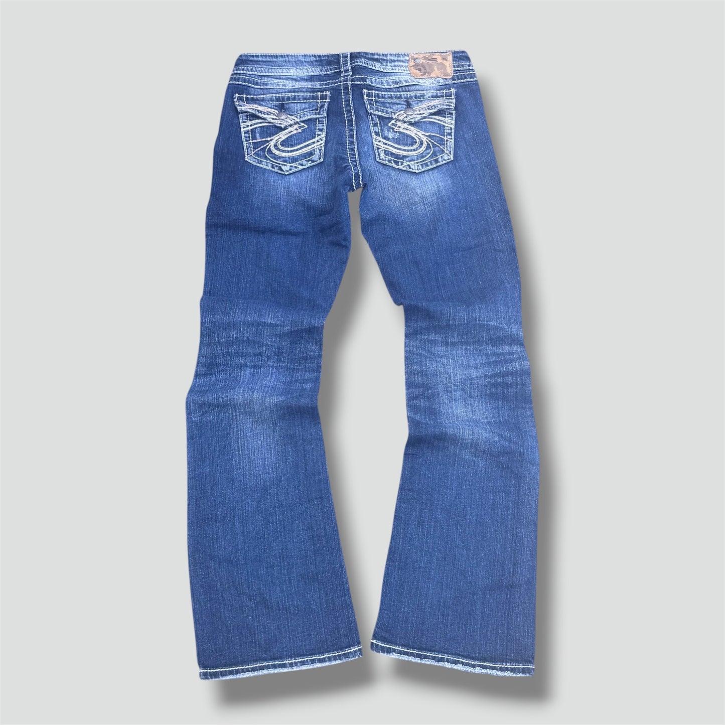 Silven y2k bootcut ripped denim jeans